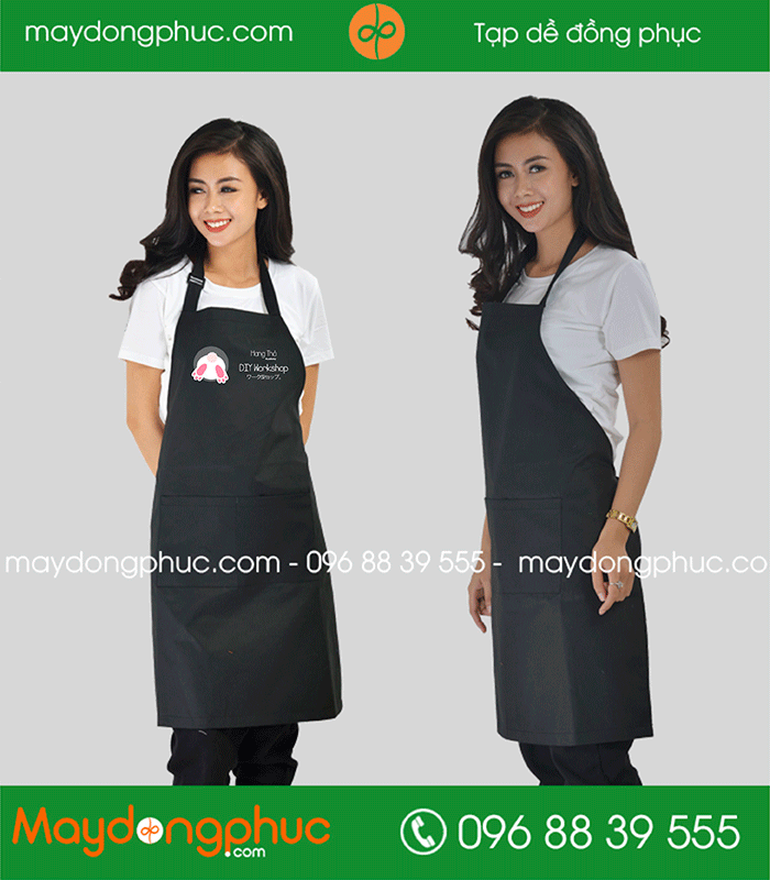 May tạp dề DIY Workshop Hang Thỏ Academy | May tap de dong phuc